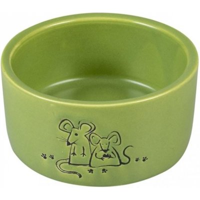 Duvo+ miska keramická zelená s obrázkem myši 100 ml – Zboží Mobilmania