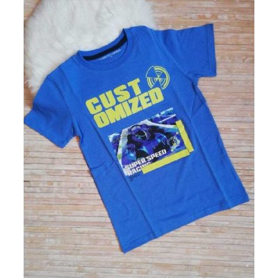 CHLAPECKÉ TRIČKO WOLF BAVLNĚNÉ LÉTO Modrá – Zboží Mobilmania