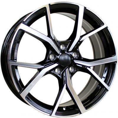 Racing Line B5801 8x18 5x112 ET41 black polished – Hledejceny.cz