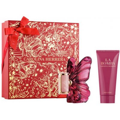 Carolina Herrera La Bomba EDP 50 ml + tělové mléko 100 ml – Zboží Dáma