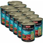 Animonda Gran Carno Original Adult hovězí a losos & špenát 12 x 800 g