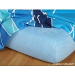 Dadka Froté prostěradlo světle modré 140x220x20 – Hledejceny.cz