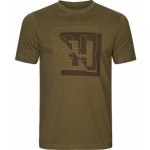 Tričko Härkila Seeland H-logo Dark olive – Zboží Dáma