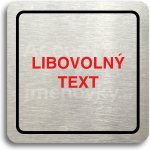 ACCEPT Piktogram libovolný text - stříbrná tabulka - barevný tisk – Hledejceny.cz