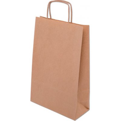 Eko papírová taška 26x12x35 cm přírodní – Zboží Mobilmania