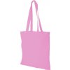 Nákupní taška a košík Bavlněná nákupní taška růžová