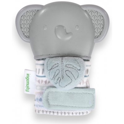 INGENUITY Kousátko/chrastítko rukavice slon Van – Zboží Mobilmania