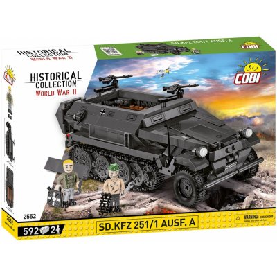 COBI 2552 World War II Kolopásový obrněný transportér Sd.Kfz. 251/1 Ausf. A