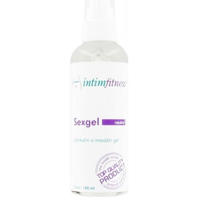 Intimfitness Sexgel lubrikační gel neutral 100 ml – Zbozi.Blesk.cz