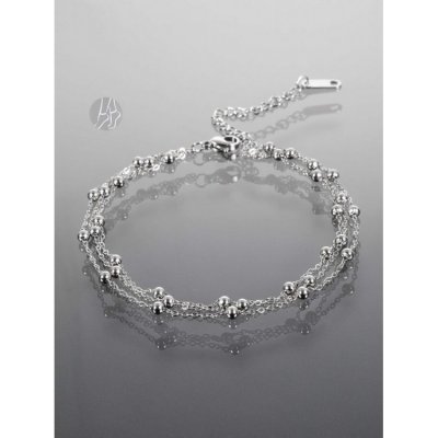 Prosperk Náramek z oceli na nohu trojitý S0624 – Hledejceny.cz