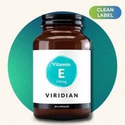 Viridian Vitamin E 330 mg 400iu 30 kapslí