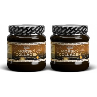 Titanus Mořský Collagen pomeranč 2 x 250 g – Hledejceny.cz