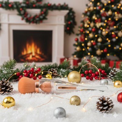 TianDe Kosmetický štětec 3v1 – Zboží Dáma