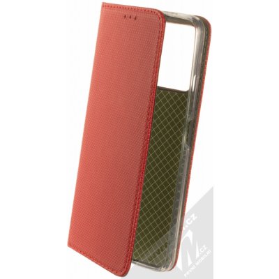 Pouzdro 1Mcz Magnet Book flipové Xiaomi Redmi Note 12 5G, Poco X5 červené