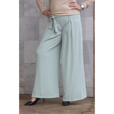 LUX LUNA Elegantní kalhoty ELIOT Mentolová – Zboží Dáma