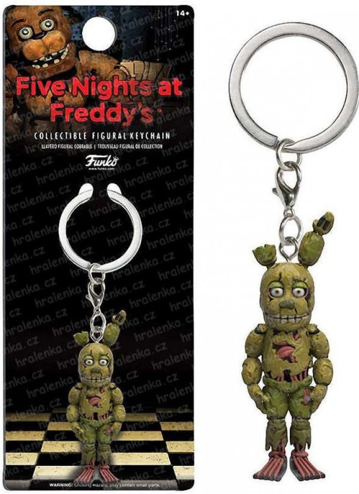 Přívěsek na klíče Five nights at Freddy SPRINGTRAP | Srovnanicen.cz