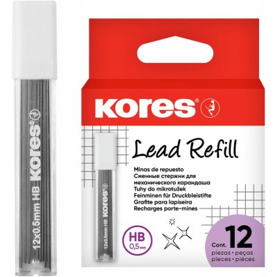 Kores mikrotuhy 0,5 mm HB 12 tuh – Zboží Živě