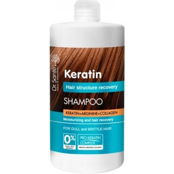 Dr. Santé Keratin regenerační a hydratační šampon pro křehké vlasy bez  lesku Keratin Arginine and Collagen 1000 ml od 150 Kč - Heureka.cz
