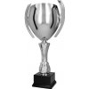 Pohár a trofej Kovový pohár Stříbrný 68 cm 22 cm