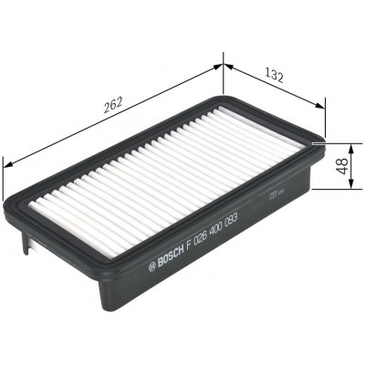 Vzduchový filtr BOSCH F 026 400 093 (F026400093) – Hledejceny.cz