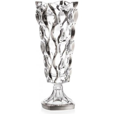 BOHEMIA TREASURY BOHEMIA SAMBA FOLK PLATINUM VÁZA NA NOZE 405MM – Hledejceny.cz
