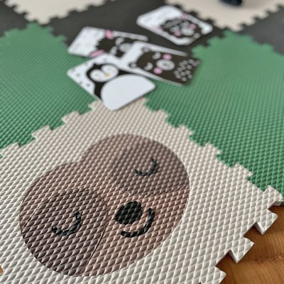 Vylen Minideckfloor podlaha 9 dílů lenochod a duha 230056 – Zboží Dáma