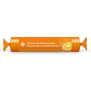 LIVSANE Bonbóny Hroznový cukr rolka pomeranč 44 g