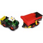 Dickie Happy Traktor s přívěsem 65 cm – Zboží Mobilmania