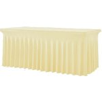 TENTino Elastický potah SKIRTING na skládací stůl 180-183x76 cm – Sleviste.cz