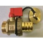 Emsan Kulový kohout napouštěcí a vypouštěcí 1/2" EM 805 – Zboží Mobilmania