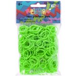 RAINBOW LOOM Original gumičky 300 kusov neónovo zelené – Zboží Dáma