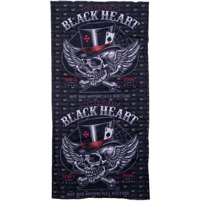 W-TEC Black Heart Scarfest Wings Skull – Zboží Mobilmania