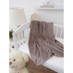 MKLuzkoviny.cz Dětská deka do postýlky mikroplyš Exclusive Laura cappuccino 80x100 – Zboží Dáma