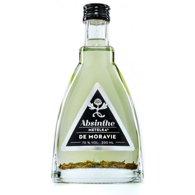 Metelka Absinthe de Moravie 70% 0,2 l (holá láhev) – Zboží Dáma