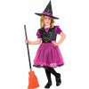 Dětský karnevalový kostým Widmann čarodějnice černorůžový