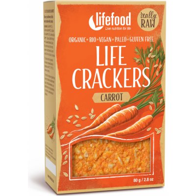 Life crackers Mrkvánky Raw Bio 80 g – Hledejceny.cz