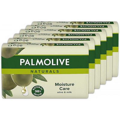 Palmolive Naturals Moisture Care toaletní mýdlo Olive 6 x 90 g