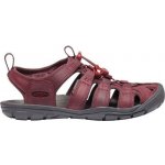 Keen Clearwater CNX Leather Women wine/red dahlia – Zboží Mobilmania