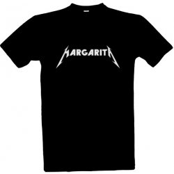 Tričko s potiskem Margarita Metallica pánské černá