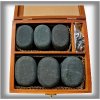 Masážní pomůcka Salts masážní lávové kameny Box sada 23 ks