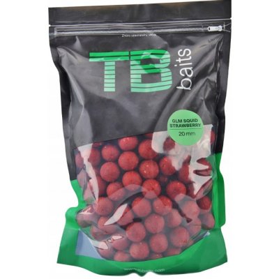 TB Baits boilies GLM Squid Strawberry 1kg 24mm
