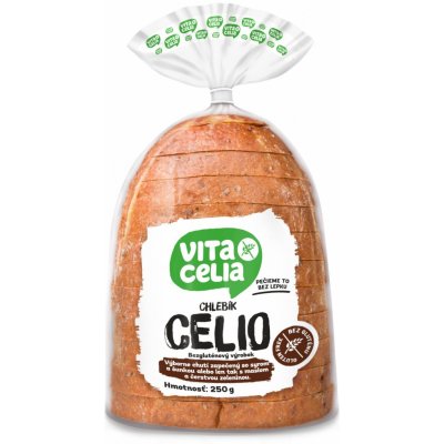 Vitacelia Chlebík bezlepkový Celio 250 g – Zboží Dáma
