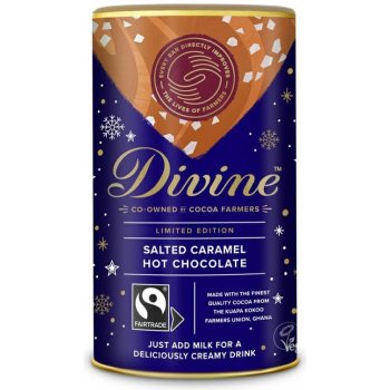 Divine horká čokoláda se slaným karamelem 28% 300 g