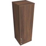 Office Pro Hobis kancelářská policová skříň horní - SZ 3 40 01 P H, zámek Huwill, ořech – Zboží Mobilmania