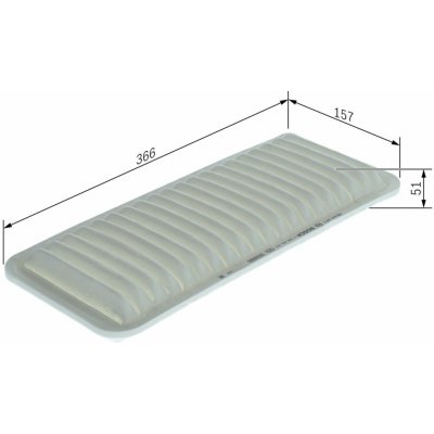 Vzduchový filtr BOSCH F 026 400 813 – Hledejceny.cz