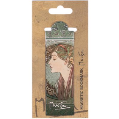 Magnetická záložka Alfons Mucha – Ivy – Zboží Mobilmania