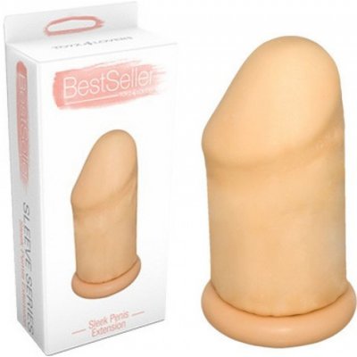 Sleek Penis Extension Latexový návlek prodlouži penis o 7 cm Stymulator