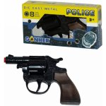 Alltoys policejní revolver černý kovový 12 ran – Zbozi.Blesk.cz