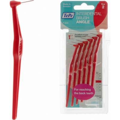 TePe Angle mezizubní kartáčky 0,5 mm 6 ks blistr – Sleviste.cz