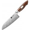 Kuchyňský nůž XinZuo Santoku nůž B46D 7"